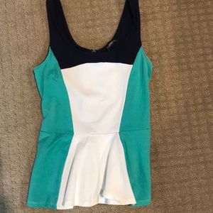 Peplum tank
